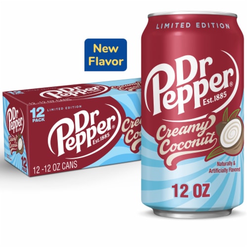 Dr Pepper Creamy Coconut Soda - Cold Flavor