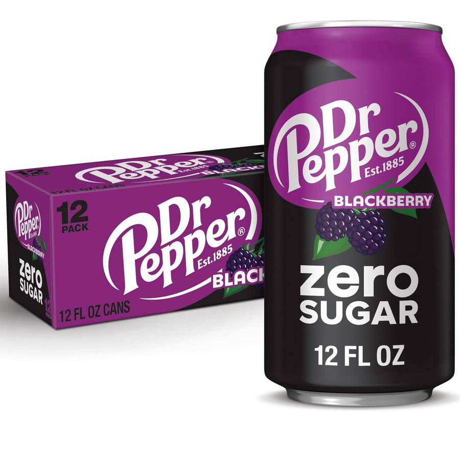 Dr Pepper Blackberry Zero Sugar Soda - Chill Sip