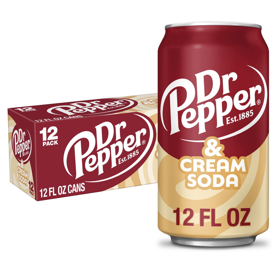 Dr Pepper & Cream Soda - Fridge Ready
